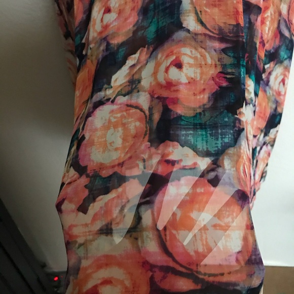 Watercolor Floral Maxi Skirt - Picture 3 of 6